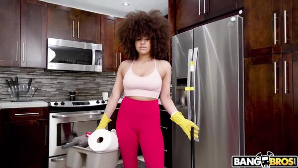 Exotic Girl Works as a Cleaning Lady But Can Do Much More