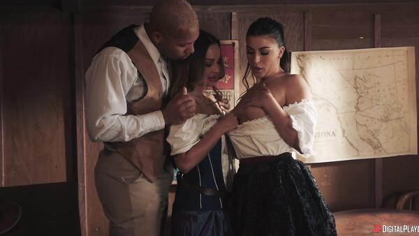 OMG! This Big Black Colt Impresses Tavern's White Hostess