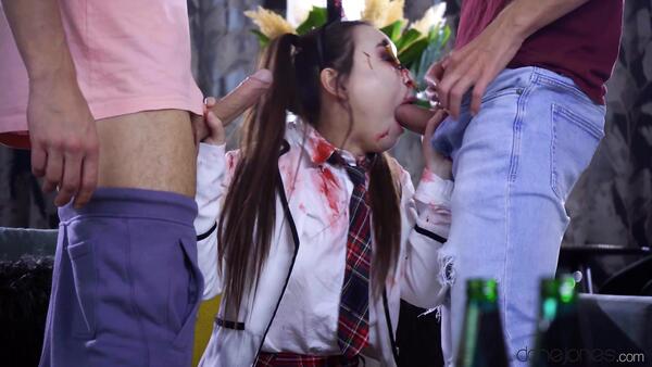 This Is No Ordinary Zombie - She Doesn't Need Brains, She Needs Your Hard Cock