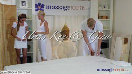 Massag Room Pornktube - Hot group sex on the massage table
