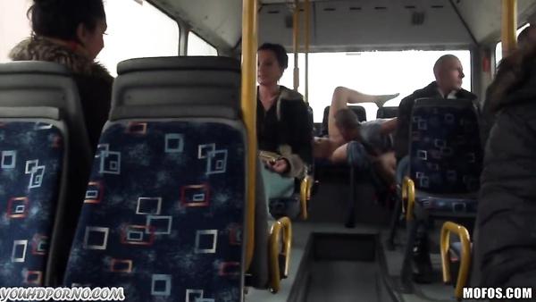 Public sex on the bus on the way to school